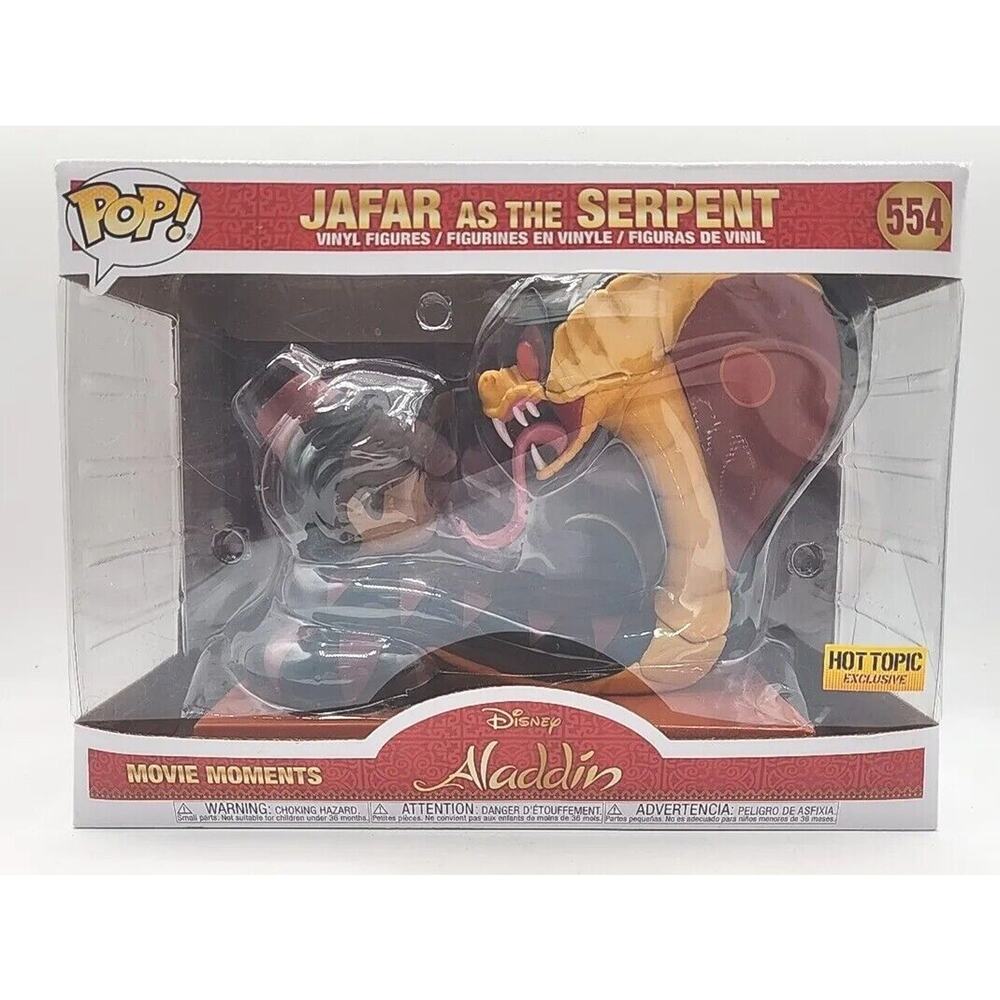 Funko Pop Movie Moments Disney#554 Aladdin Jafar As The‎ Serpent Hot Topic TSB